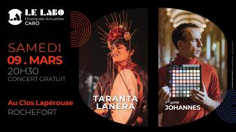 visuel concert Taranta Lanera 9 mars 