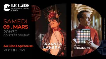visuel concert Taranta Lanera 9 mars