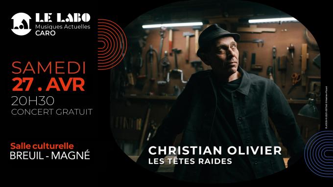 Concert Christian Olivier Têtes Raides 27 avril 2024