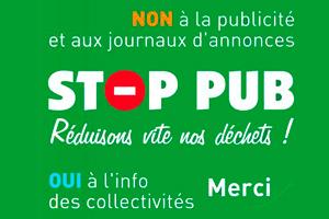 affiche stop pub